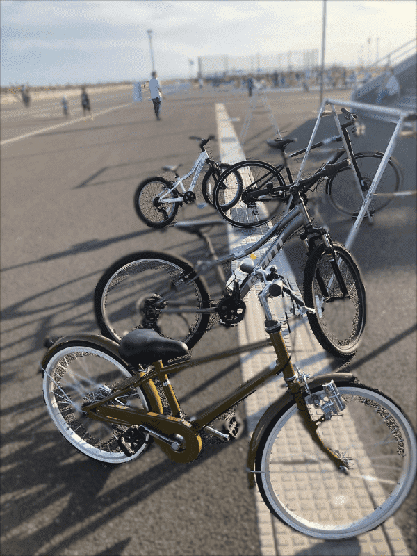 持ち込み自転車とレンタル自転車